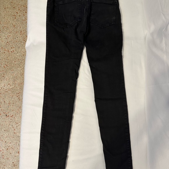 French connection women’s black knee patch Moto style jeans - Picture 6 of 6